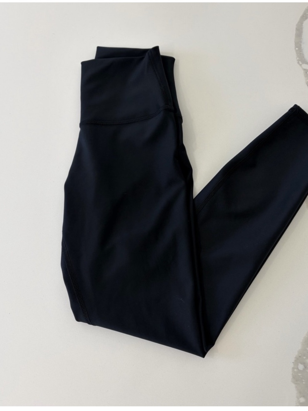High-Waist Black Performance Leggings